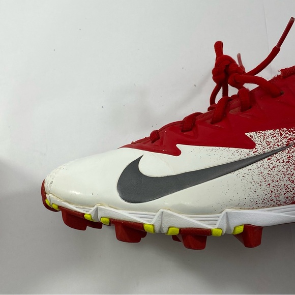 Nike Vapor # 852688-812 Baseball Cleats Red & White Men’s Size:7 - Picture 6 of 16